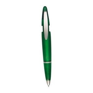 CrisMa ball pen with rubber grip zone.