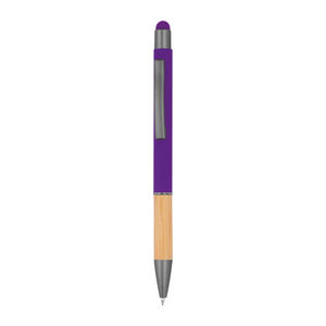 Ball pen with bamboo grip zone