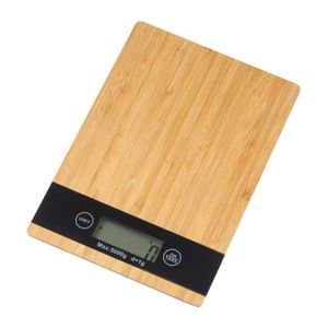 Digital bamboo kitchen scale
