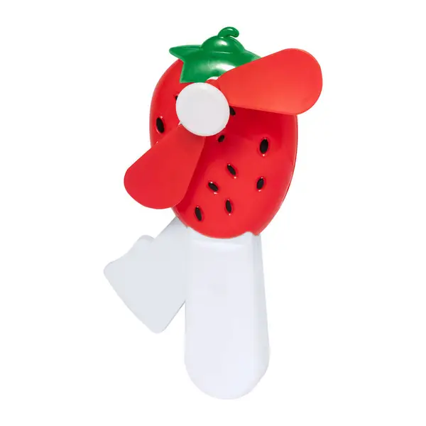 Hand fan, strawberry